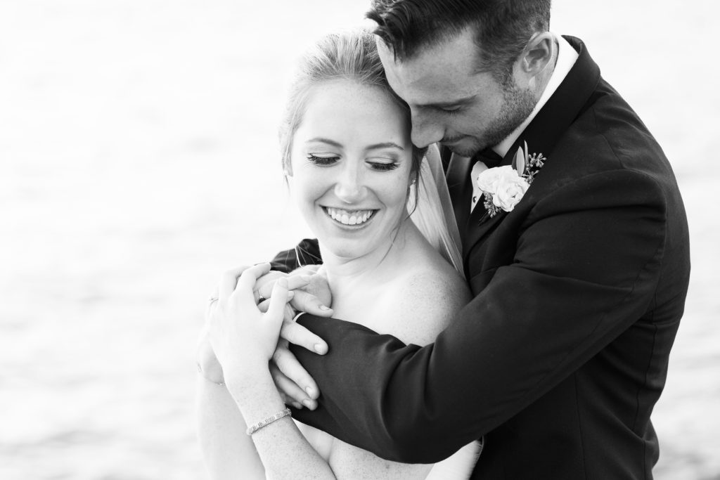 black and white wedding photography