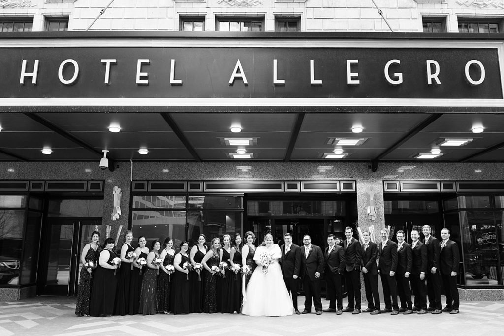 hotel allegro wedding