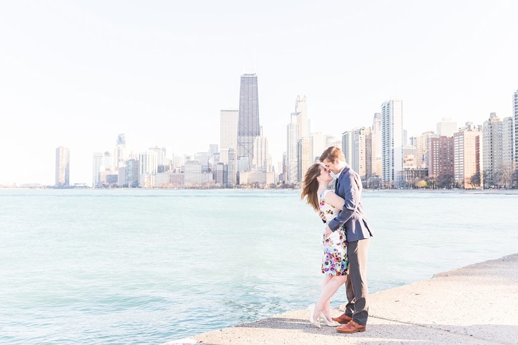 North Ave Beach engagement