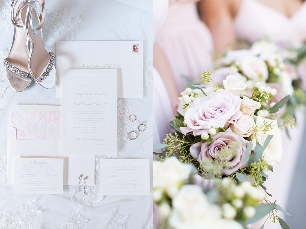 invitation suite and floral