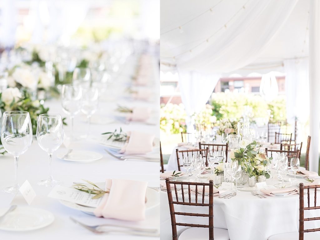 soft and bright wedding details