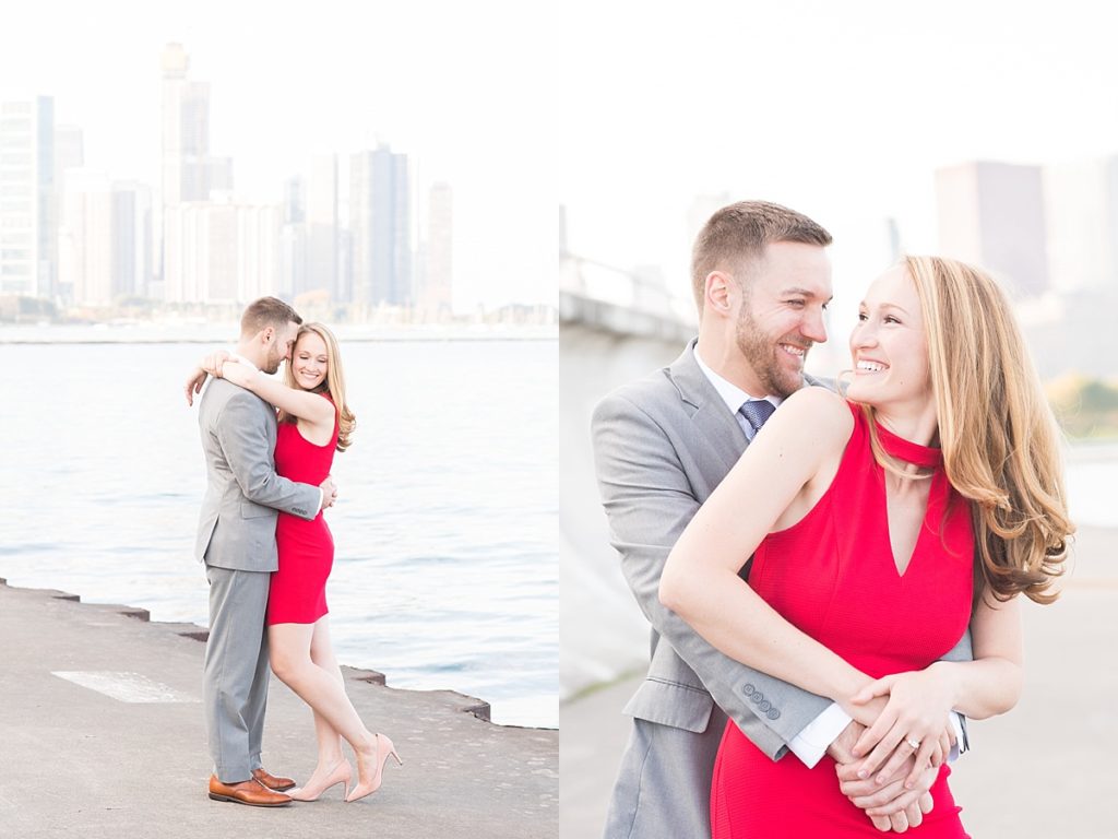 Engagement session in the summer 