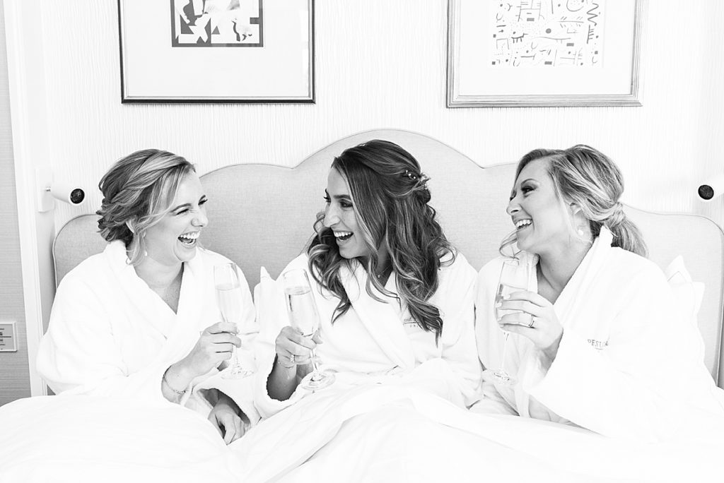 Gorgeous photo of bride and her bridesmaids
