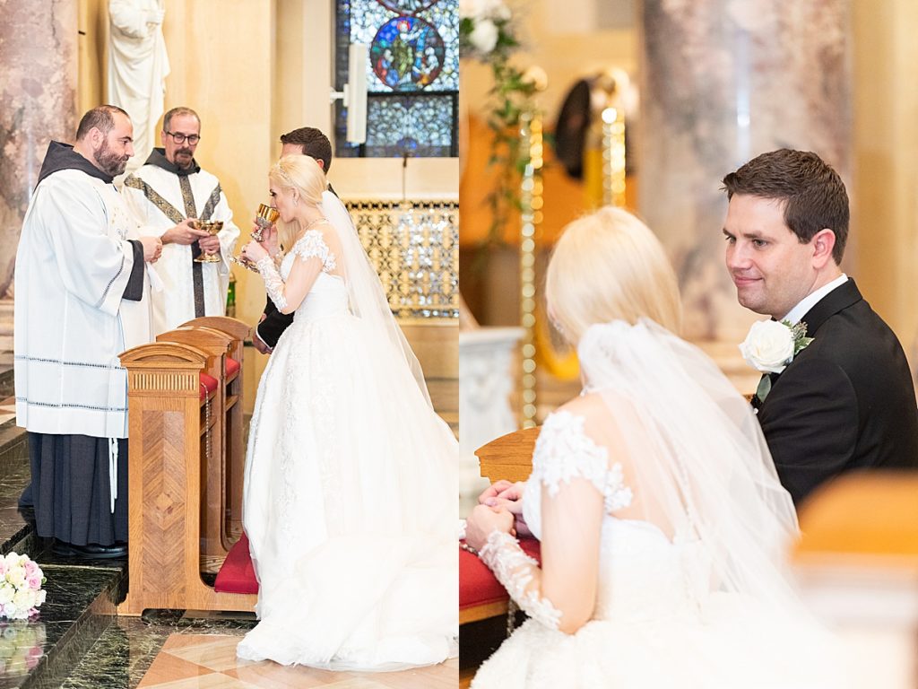 Couple marries at the National Shrine of St. Maximilian Kolbe at Marytown
