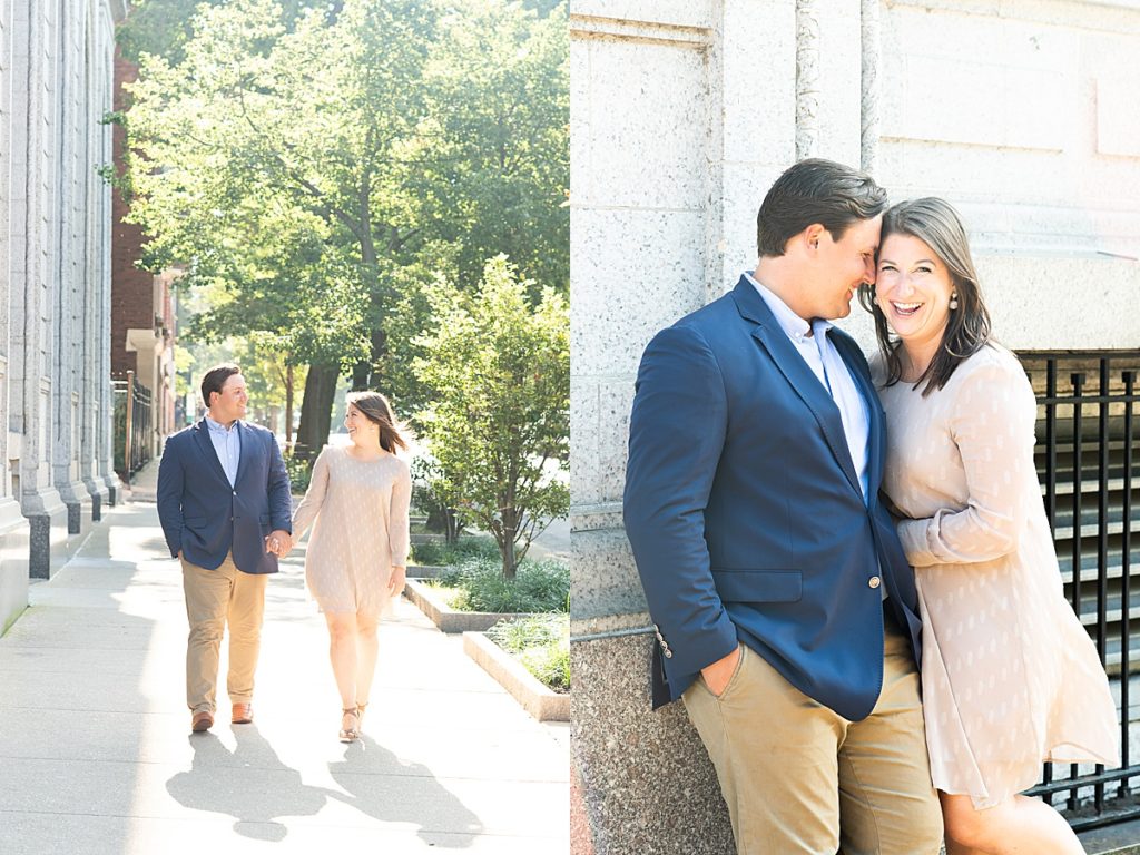These fall engagement photos capture the love elegantly