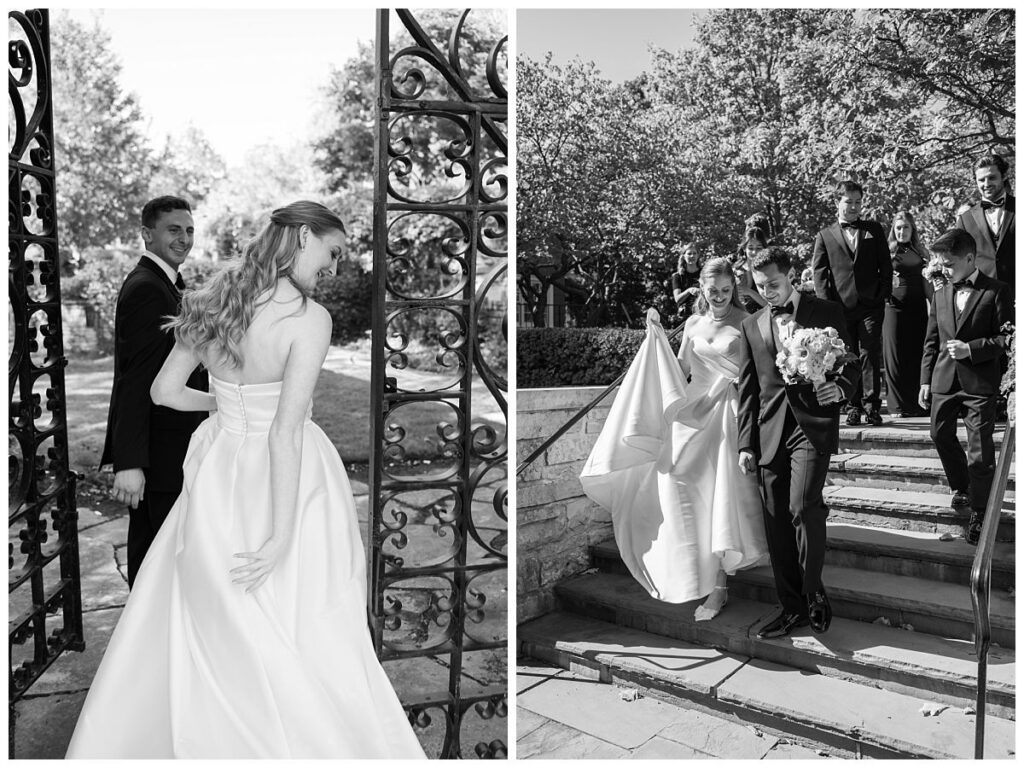 chicago bride and groom portraits