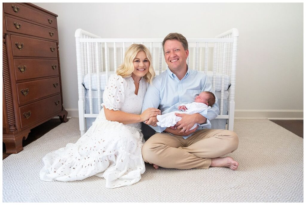 in home newborn session