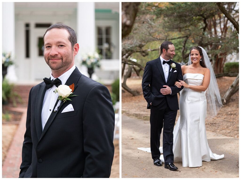 bride and groom portraits