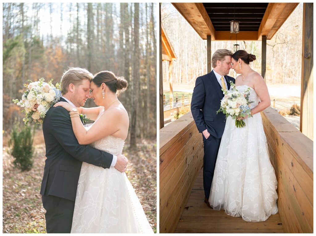 bride and groom portraits