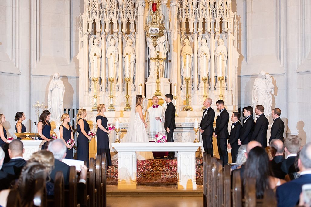 A gorgeous church wedding in downtown Chicago