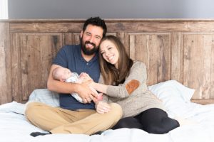 Family of two grows to family of three