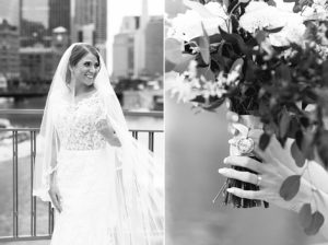Bridal portraits taken in Downtown Chicago