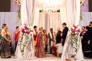 photo of traditional Indian wedding ceremony