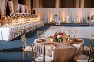 elegant wedding reception