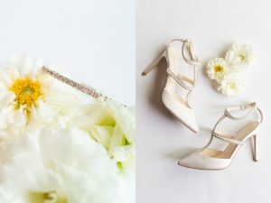 wedding day shoes and details