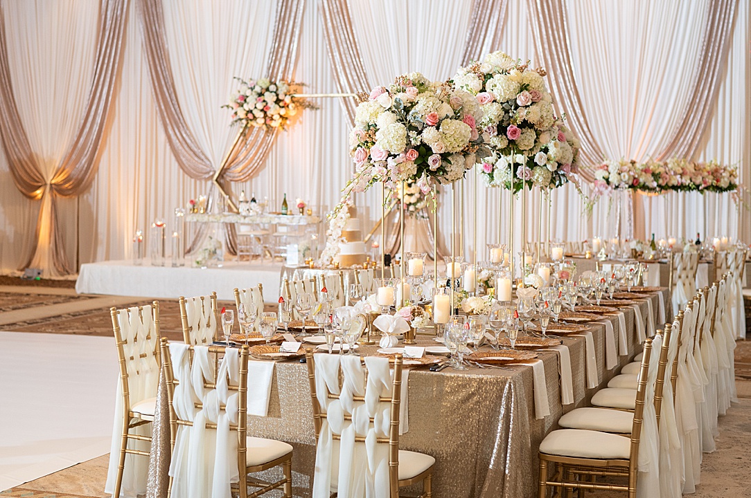elegant wedding table settings