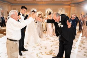 the guests enjoyed the greek wedding reception dance